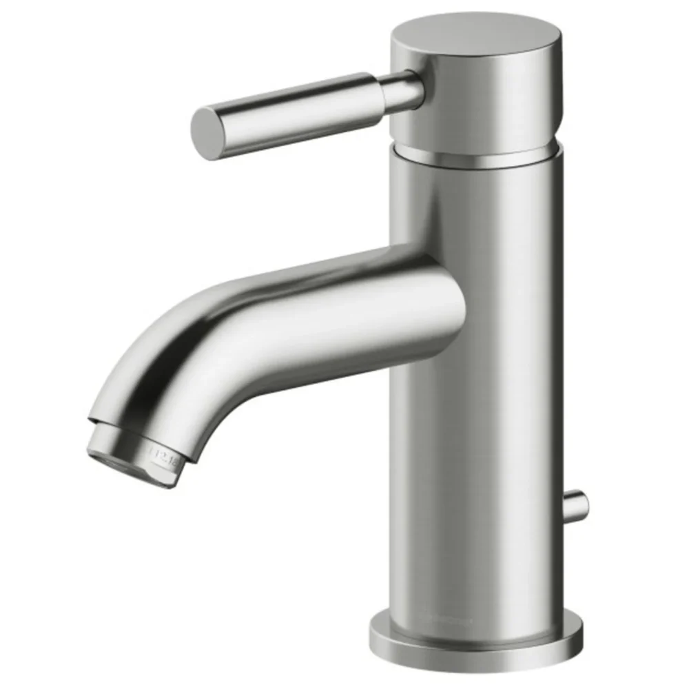 Single Handle Bath Faucet, With Pop Up, Brushed Nickel, 1.2GPM - Image 4