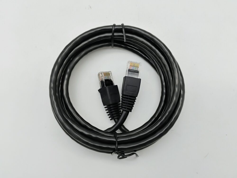 Lot of 20 CAT6 Ethernet Cable RJ45 7ft Black LAN Networking Cable New - Image 2