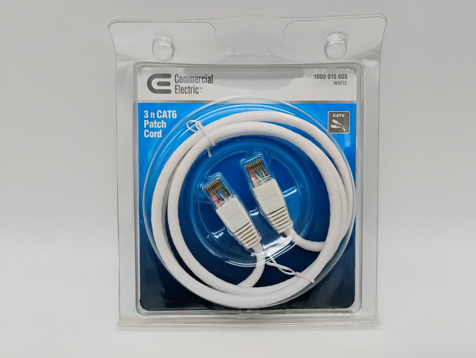 CAT6 Ethernet Cable RJ45 7ft Black / 3ft White LAN Networking Cable New - Image 5