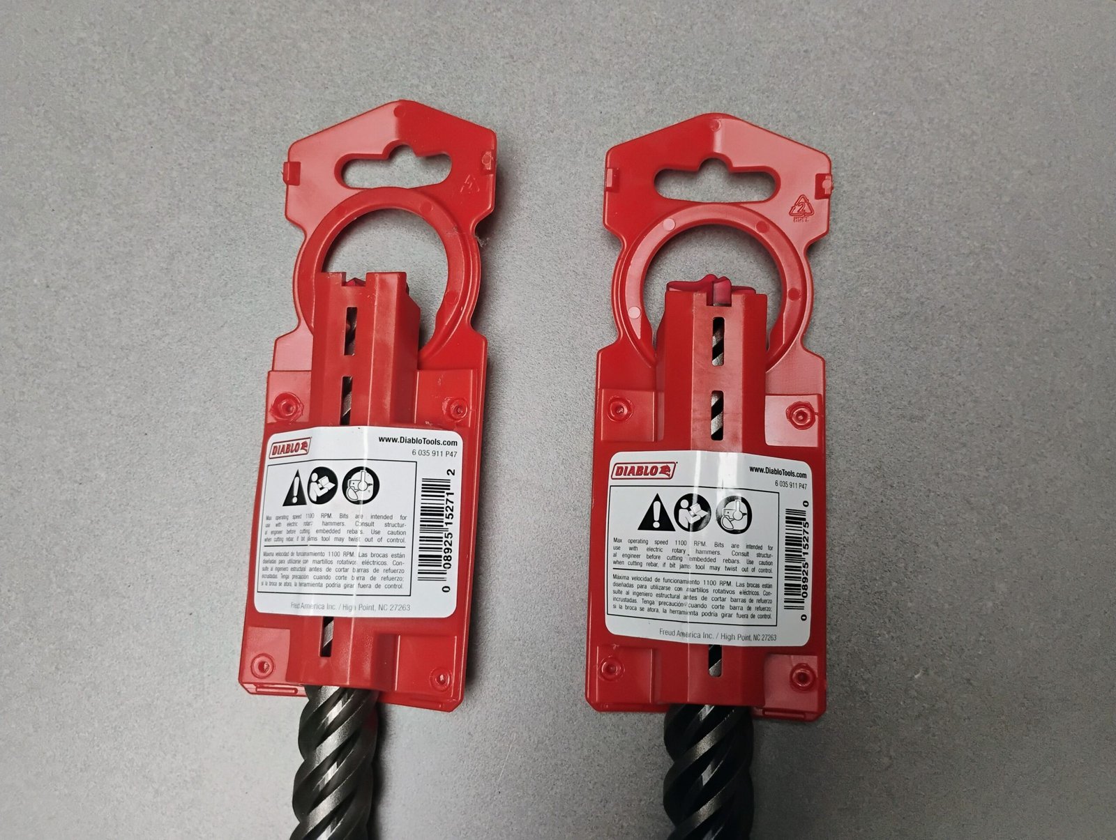 Diablo SDS-Max Rebar Demon Drill Bits 3/4" & 7/8" Carbide Bundle DMAMX1140 1180 - Image 4