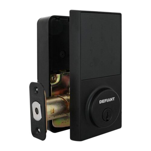 Electronic Touchpad Deadbolt Lock Entry Door Keyless Entry Matte Black
