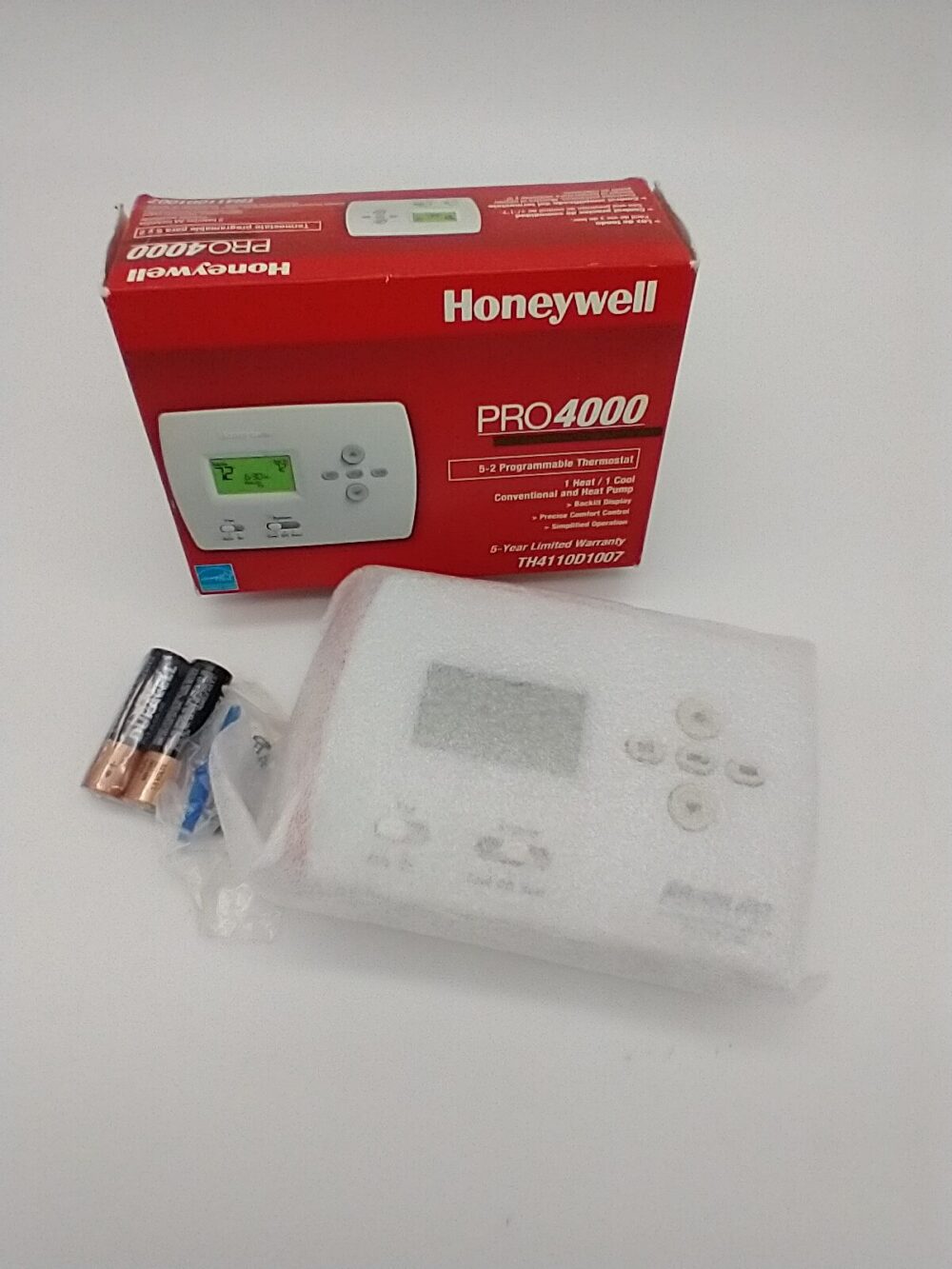 5-2 Programmable Thermostat TH4110D1007 PRO4000 Honeywell - Image 2