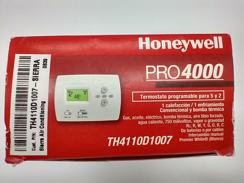 5-2 Programmable Thermostat TH4110D1007 PRO4000 Honeywell - Image 10