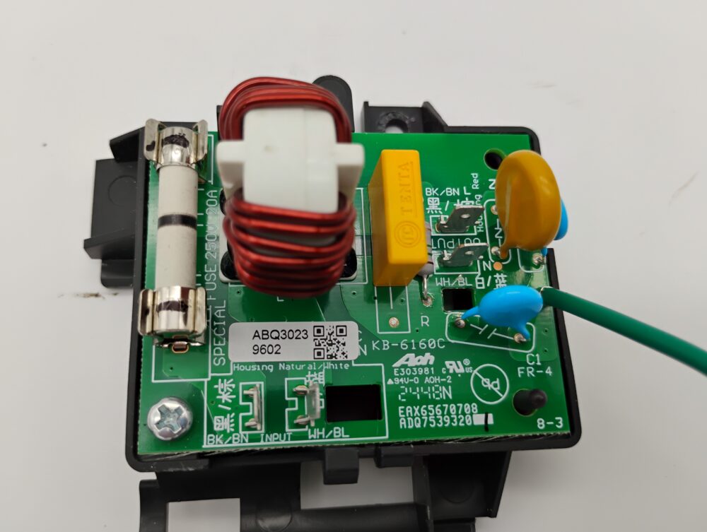 OEM GE Microwave Noise Filter Assembly WB02X35509 For JVM3160RF9SS