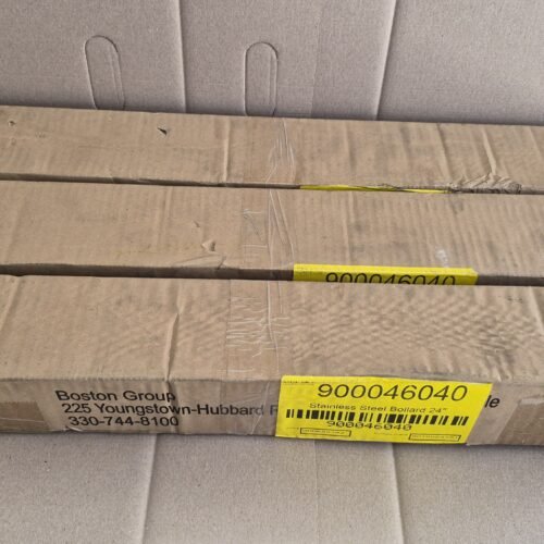 Lot 3 POST GUARD SS30-24TB Stainless Stell 3" D X 24" H CONCEALED BASE BOLLARD — main image