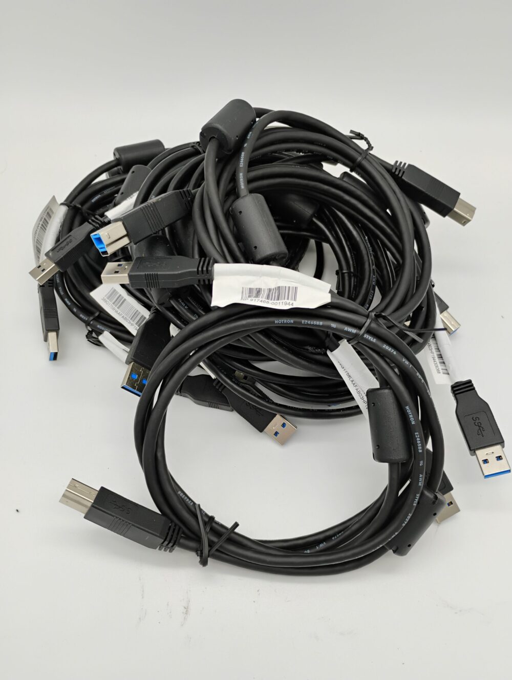 (10) USB 3.0  Cable  Type A to Type B Ports HP-917468-0011928 6 Ft - Image 4