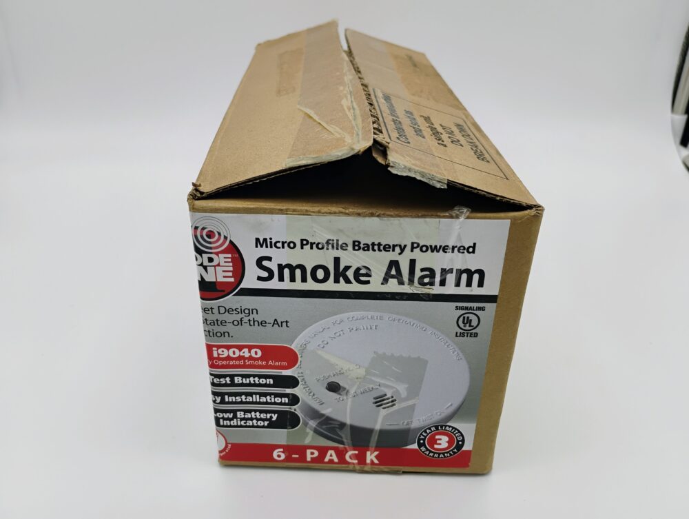 6 Pack Ionization Smoke Detector W/9V Battery Fire Alarm Home Safety Sensor - Image 4