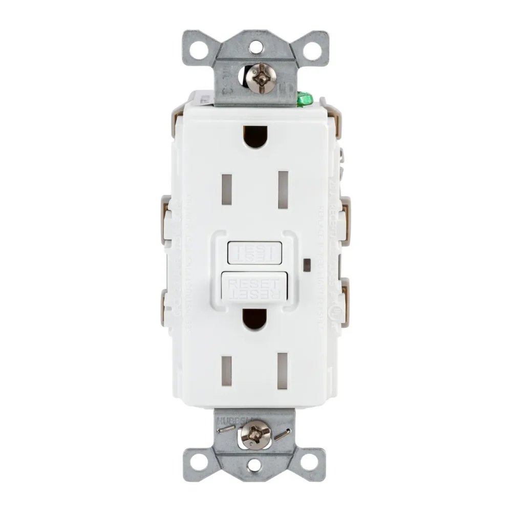 (7) HUBBELL GFRTR15W Heavy Duty Tamper Resistant Self Test GFCI Receptacle NEW - Image 3