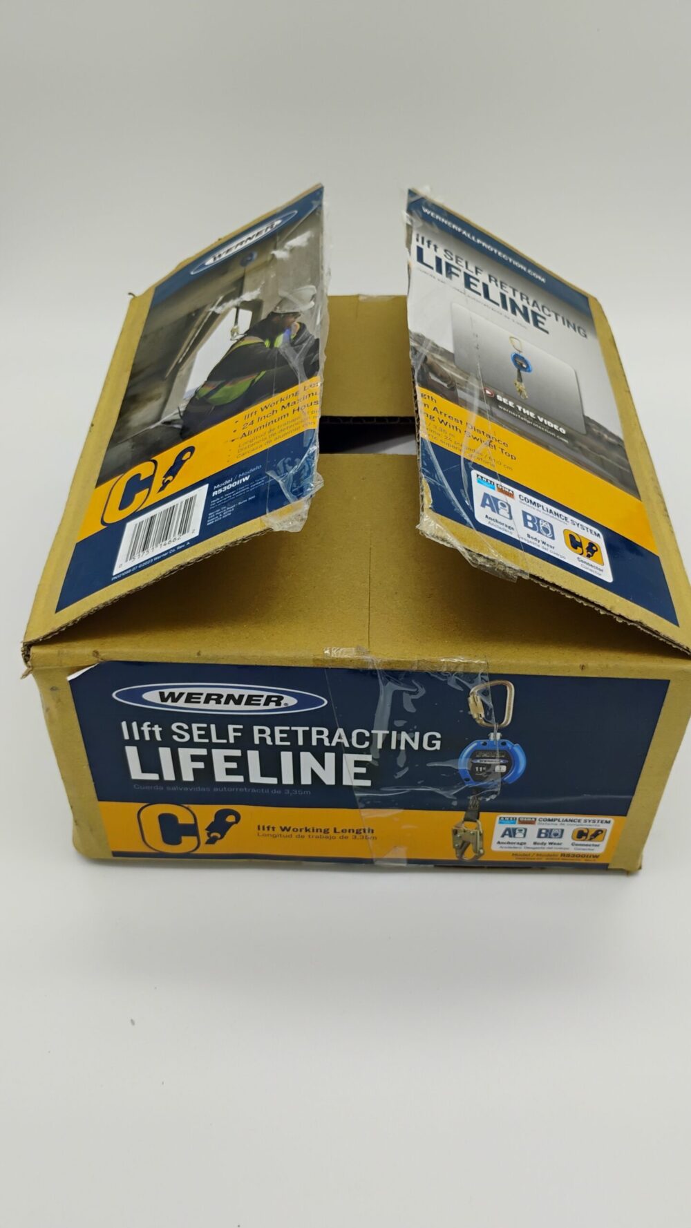 lot of 2 Werner Baseline Self Retracting Lifeline 11 Ft R530011 - Image 2