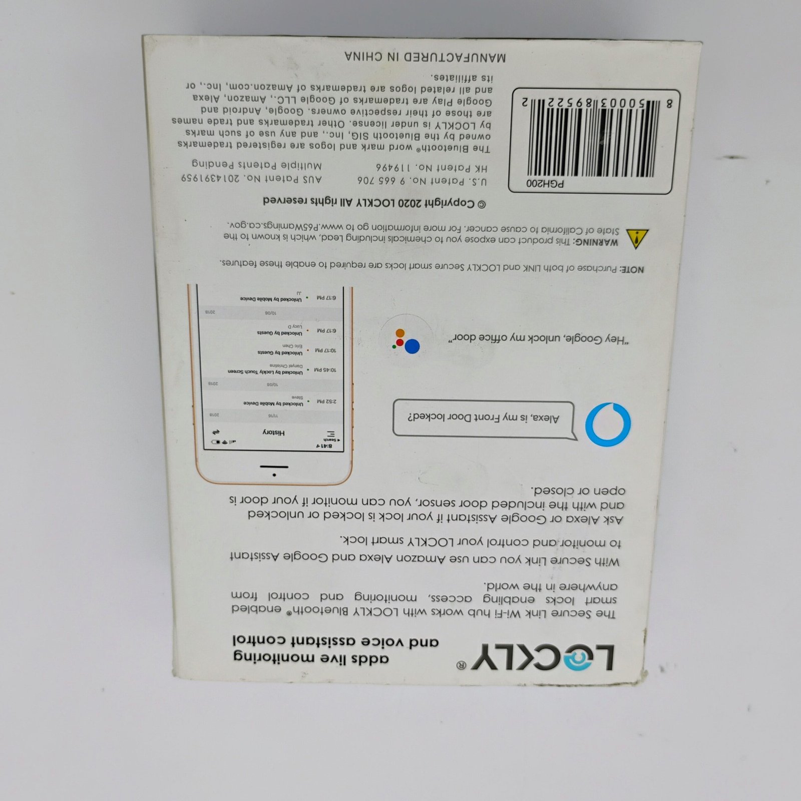 Lockly Secure LINK Wi-Fi Smart Hub For LOCKLY Devices (PGH200) - Image 8