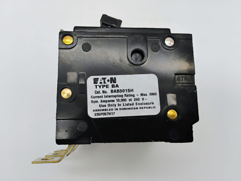 Eaton BAB3015H 15 A 3-Pole Bolt-On Circuit Breaker 240 V Quicklag New - Image 7