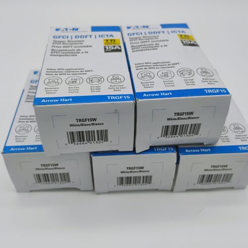 20 Hubbell RR15SWTR Duplex Tamper Resistant DUP Recept 15A 125V Seft-Grd White