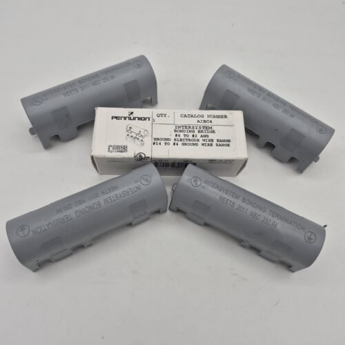 (5) PennUnion AIBC4 Intersystem Bonding Connector 6-2 AWG Main, 14-4 AWG Tap — main image