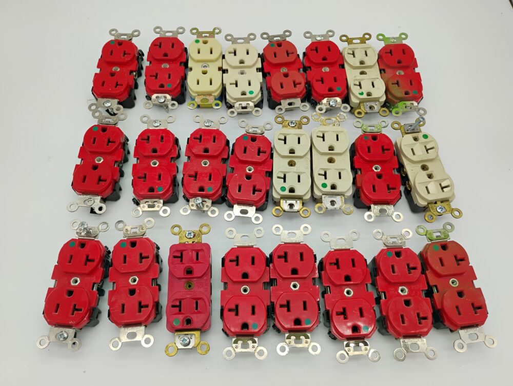 lot of 24 Hospital Grade Receptacle Duplex Outlet 20A 125V