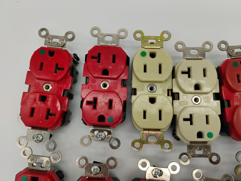 lot of 24 Hospital Grade Receptacle Duplex Outlet 20A 125V - Image 7