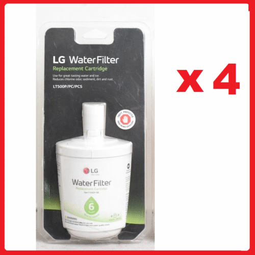 Lot of 4 LG LT500P/PC/PCS Water Refrigerator Filter Cartridges