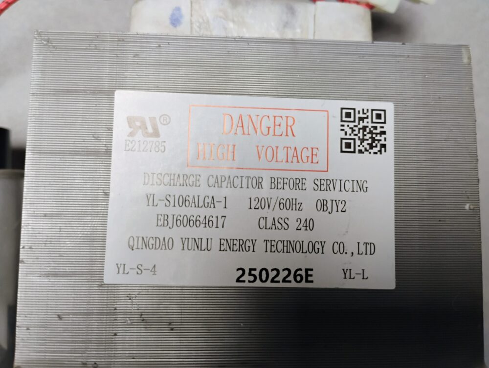 New LG Transformer EBJ60664617 + Capacitor - Image 4