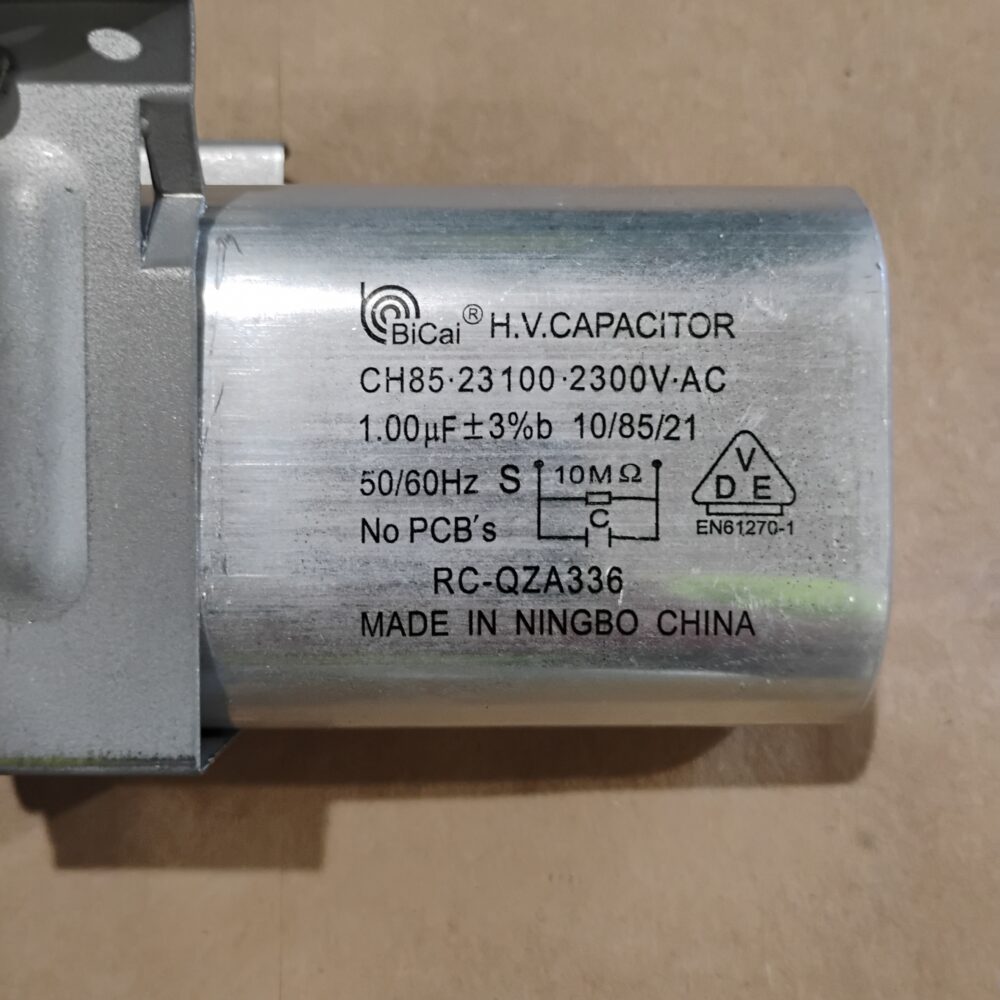 Sharp Microwave High-Voltage Transformer OBJY2 + Capacitor RC-QZA336 - Image 7
