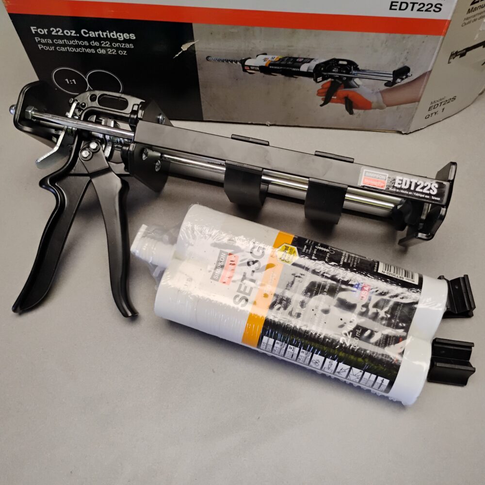 SET-3G 22 oz. High-Strength Epoxy Adhesive with Nozzle + EDT22S Steel Dispensing - Image 4