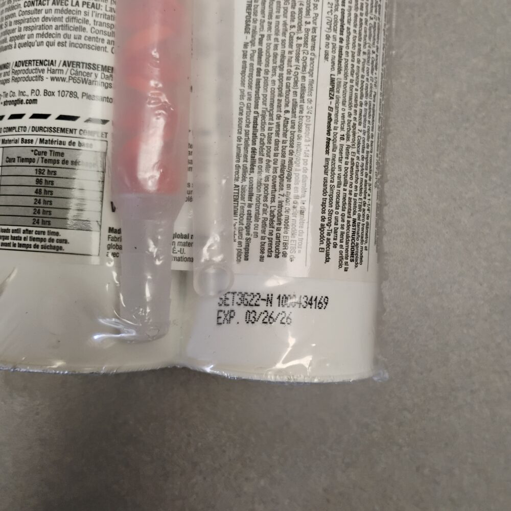 SET-3G 22 oz. High-Strength Epoxy Adhesive with Nozzle + EDT22S Steel Dispensing - Image 7