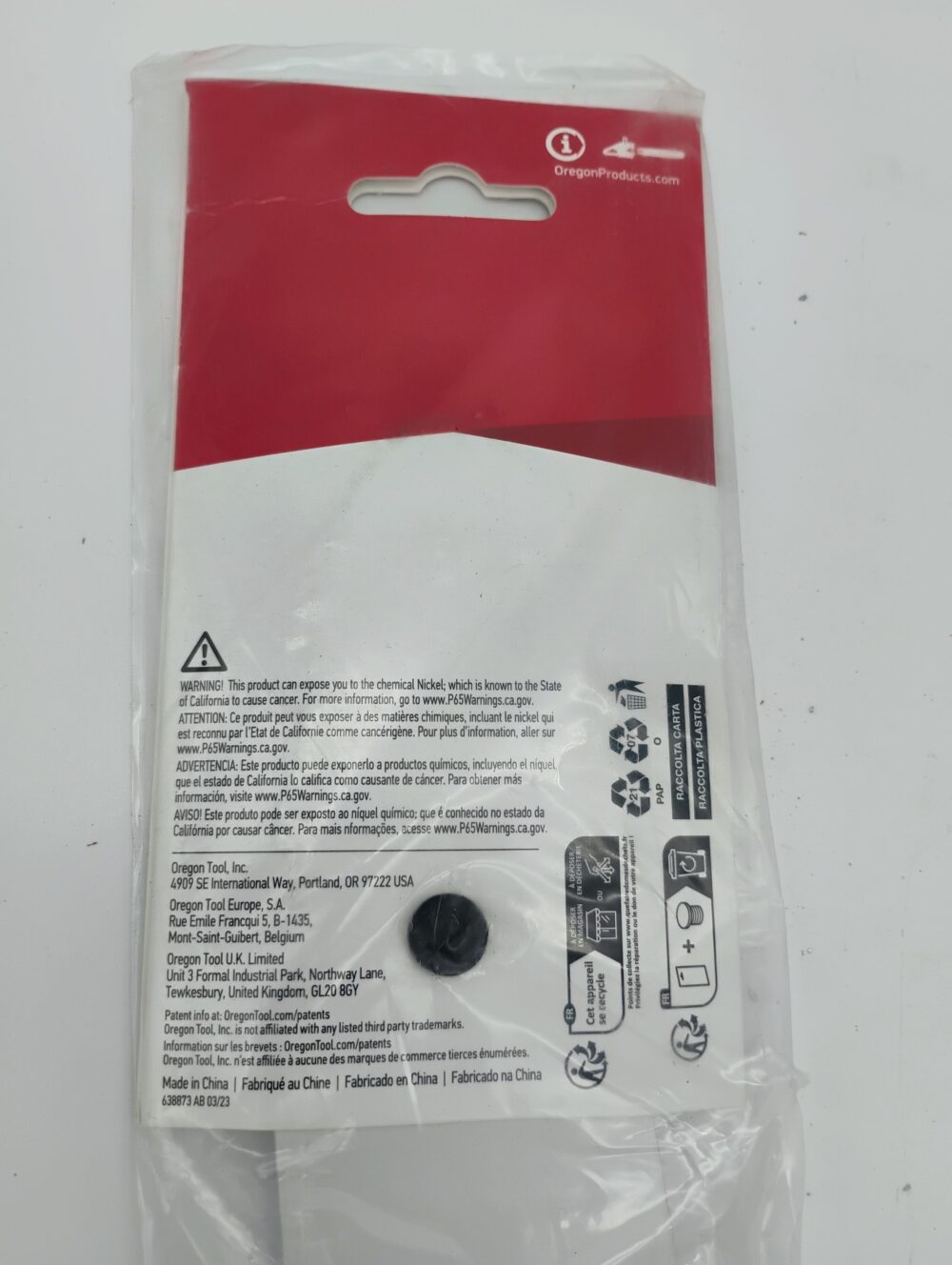 Oregon 16" Reversible Single Rivet Guide Bar, 160SDEA041 3/8"LP, 0.50", 56"Link - Image 3