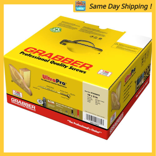 Image of the 20 lbs Grabber 10 x 3 in. Lox 2 Flat Scavenger Head Yellow Zinc Coarse Thread by Grabber, SKU: 2235-Grabber-1412
