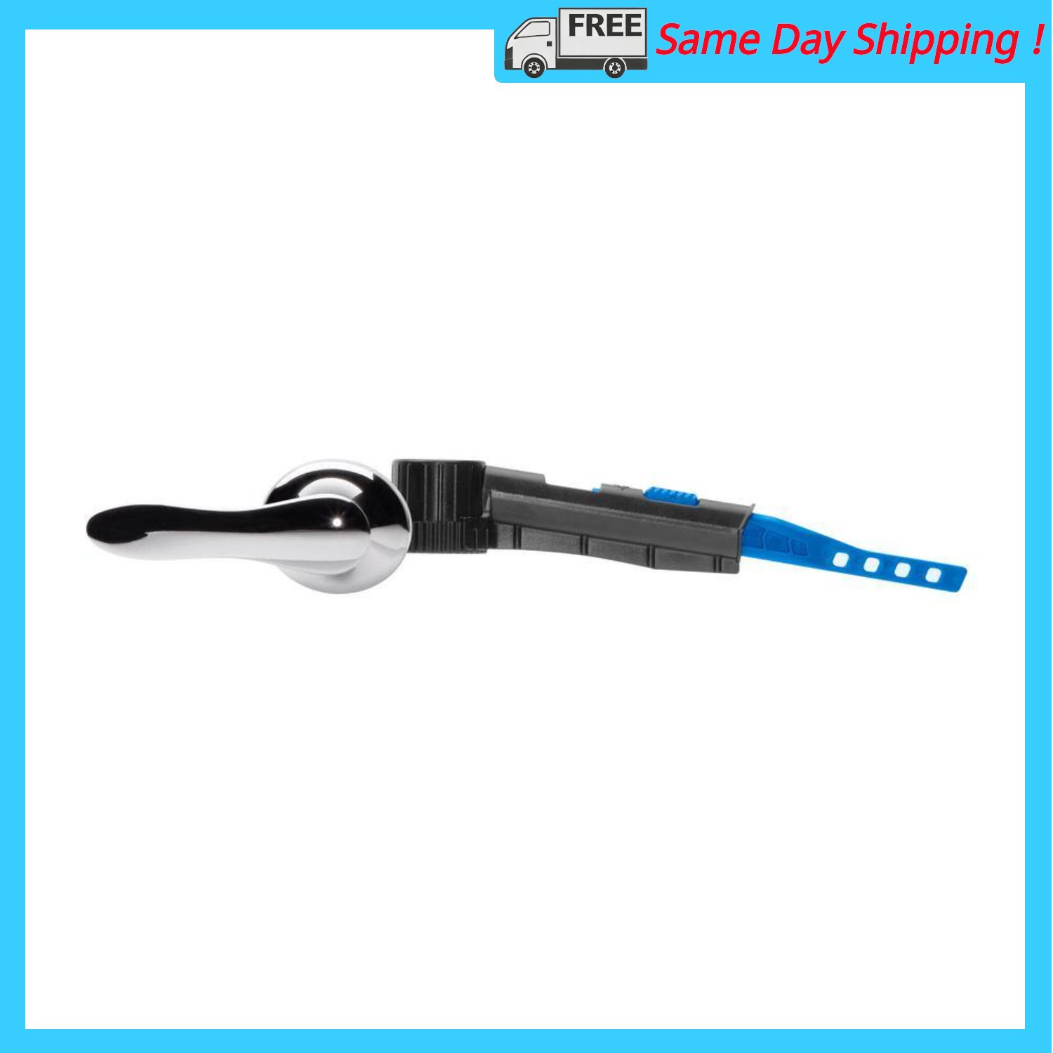 Image of the Perfect Fit Premium Universal Toilet Tank Lever in Classic Design Chrome by Fluidmaster, SKU: 2238-Chrome-690X-011