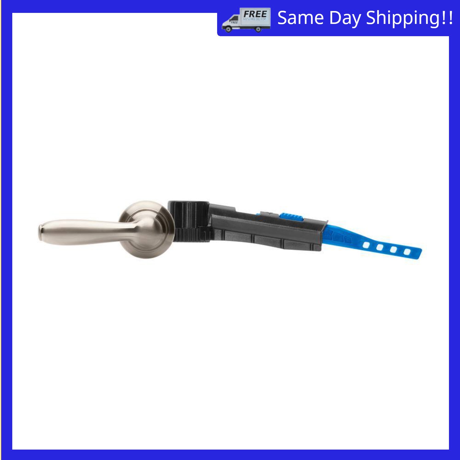 Image of the Perfect Fit Premium Universal Toilet Tank Lever in Traditional Design Brushed Nickel by Fluidmaster, SKU: 2238-Nickel-690N-009