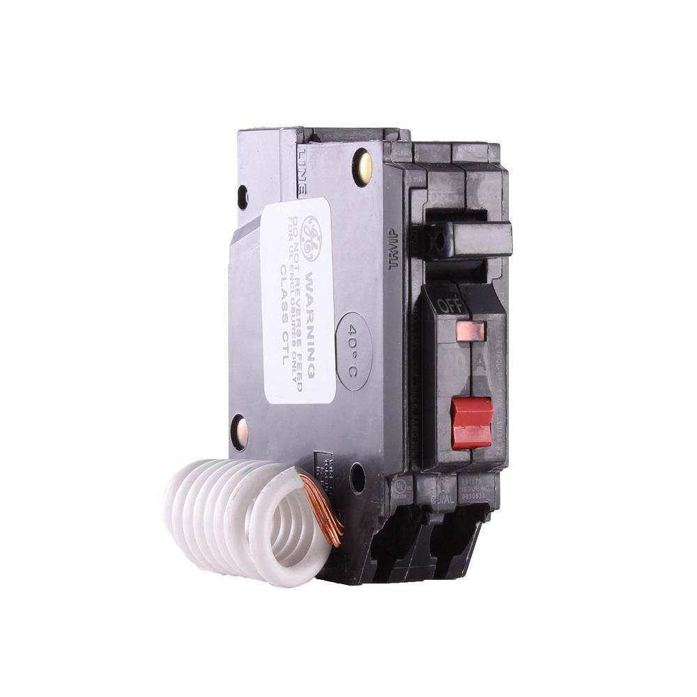 Image of the Lot of 6 NEW GE 20 Amp 1-Pole Ground Fault Breaker with Self-Test THQ1120GFTP by GE, SKU: 2256-GE-THQ1120GFTP
