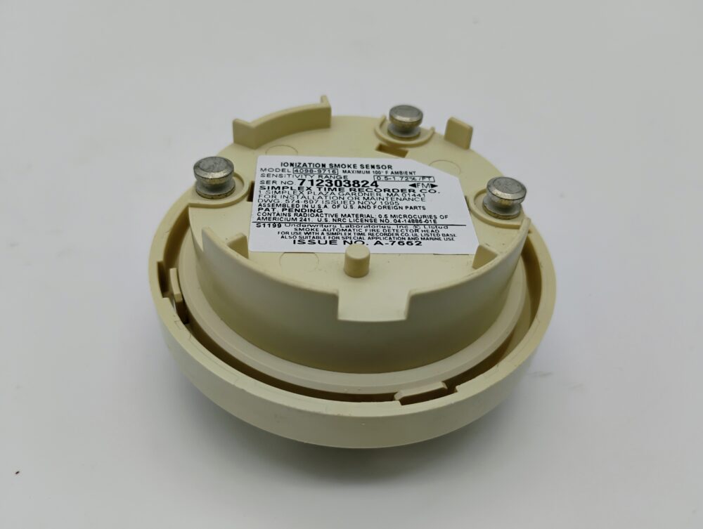 Ionization Fire Alarm Sensor, SIMPLEX 4098-9716 Smoke Detector Addressable Head - Image 6