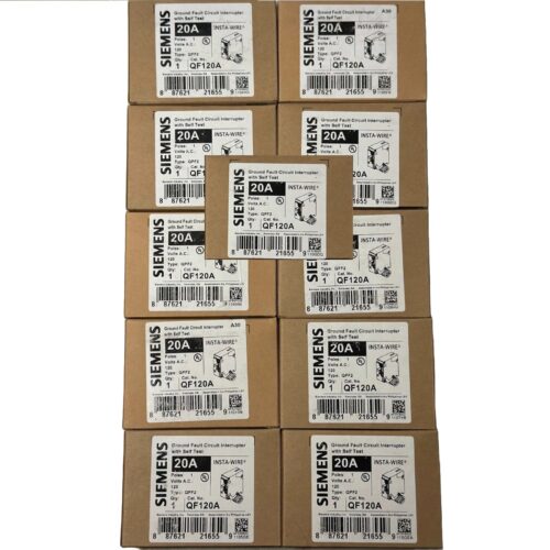 LOT OF 11 Siemens QF120A 20 Amp Circuit Breaker