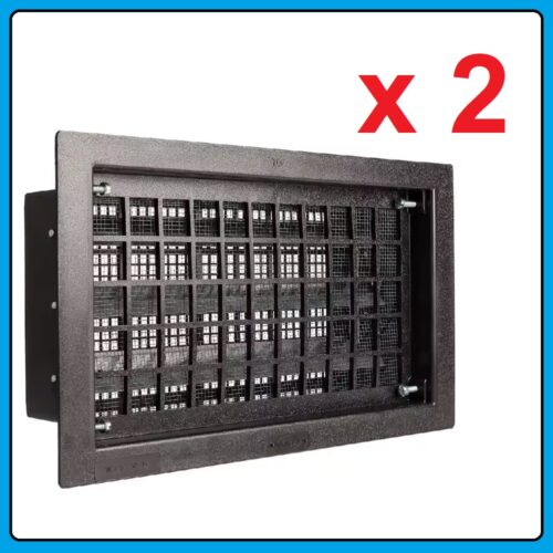 (2) Marter Flow 16 x 8 Auto Open/Close Foundation Ventilation Crawl Space Vent