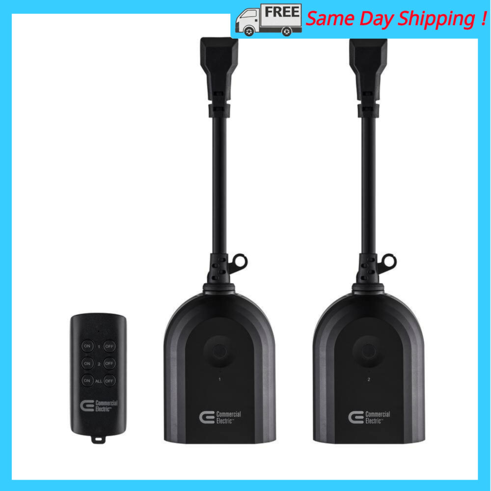 Image of the Wireless Indoor/Outdoor Remote Control with 2 Rev by Commercial Electric, SKU: 2263-CE-Wirless-Out