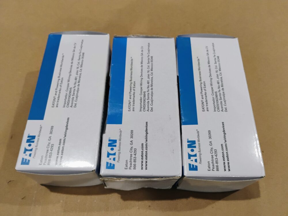 (4) Eaton 15 Amp 4-Way Rocker Decorator Switch, White 7504W - Image 6