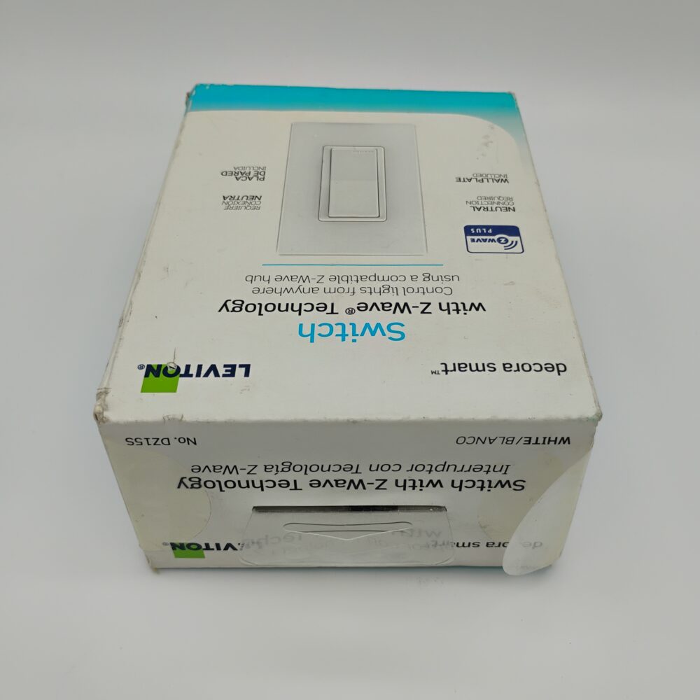 Decora Smart Z-Wave Enabled Light Switch, 8 AMP, White - Image 8