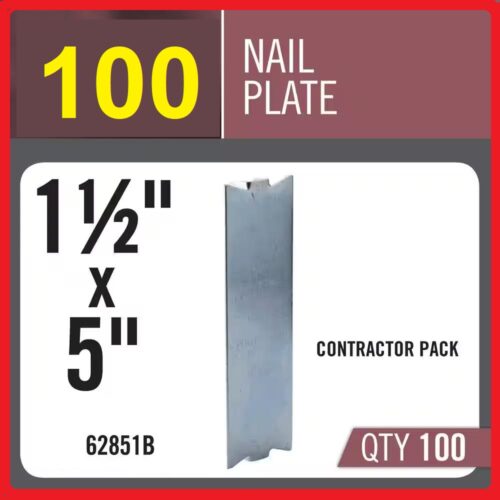 1-1/2 in. x 5 in. Nail Plate Bulk (100-Pack)
