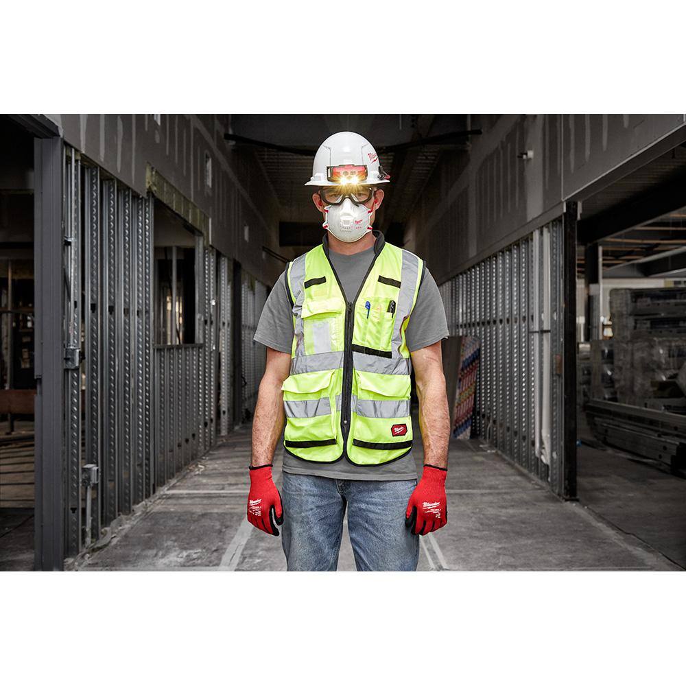 Image of the (3) Milwaukee N95 Professional M-Purpose Valved Respirator W/Gasket 48-73-4001 by Milwaukee, SKU: 2279-Milw-N95
