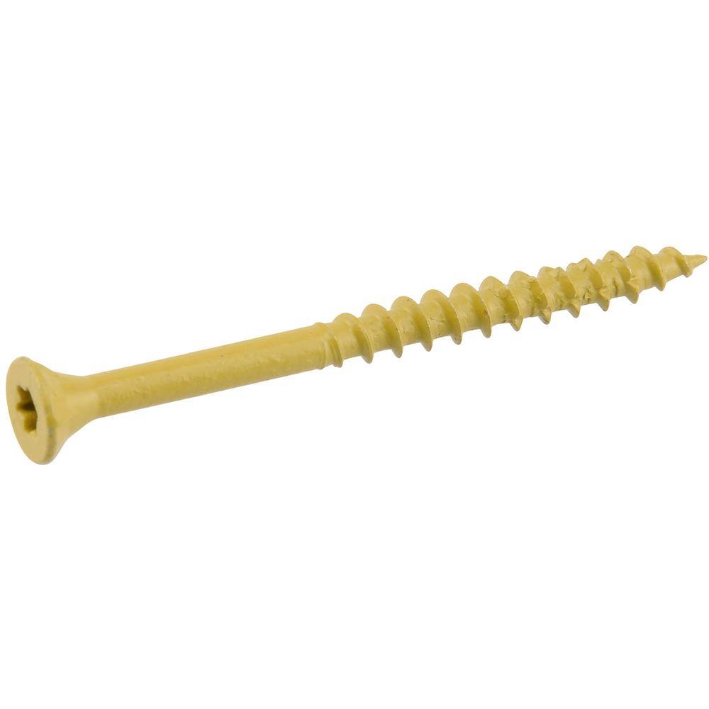 Image of the #9 x 3 in. Tan Star Flat-Head Wood Deck Screw (1 lb. / 73-Piece) by DECKMATE, SKU: 2313-DeckM-169532