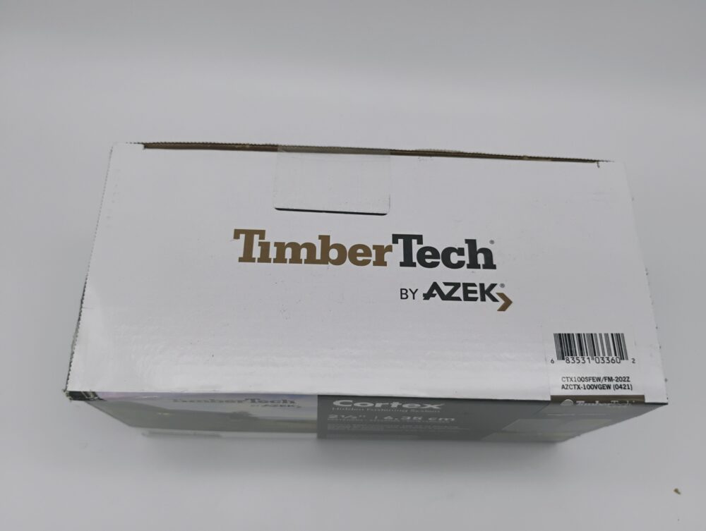 TimberTech Cortex Hidden Fastener System 2½ " English Walnut, 100 Sq Ft Kit - Image 2