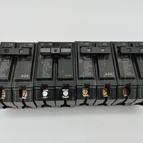 (Lot Of 4) GE ABB Q-Line 40 Amp 2 in. Double-Pole Circuit Breaker THQL2140