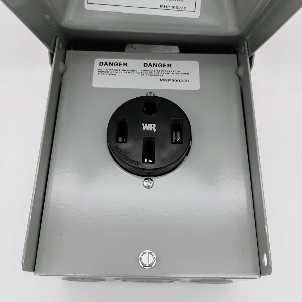 MIDWEST U054P Weatherproof Temporary RV Outlet 50A 14-50 RWR Volts AC: 120/240V - Image 2