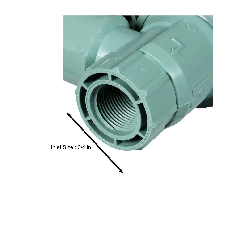 Image of the Orbit 3/4 in. Plastic FPT Automatic Anti-Siphon Zone Valve 57623 by Orbit, SKU: 2374-Orbit-3/4-57623
