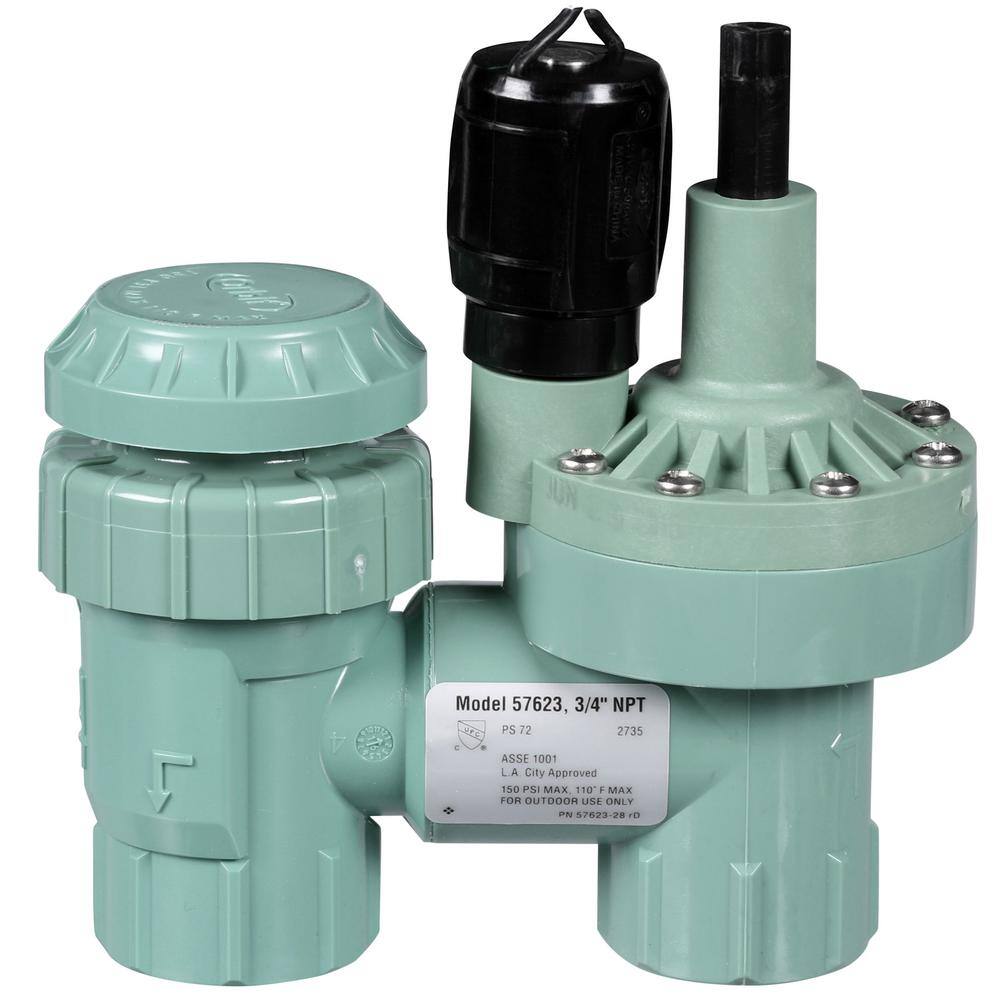 Image of the Orbit 3/4 in. Plastic FPT Automatic Anti-Siphon Zone Valve 57623 by Orbit, SKU: 2374-Orbit-3/4-57623