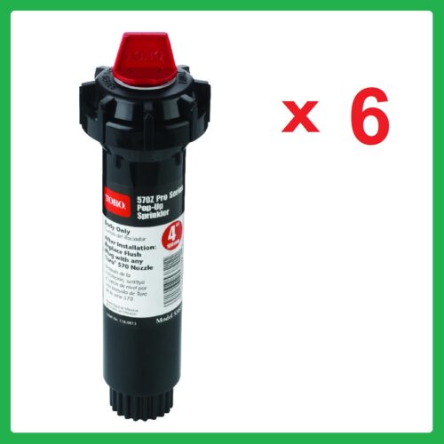 (6) Toro 570Z Pro Series (4 in. 100mm) Pop Up Sprinkler Body (Body Only)