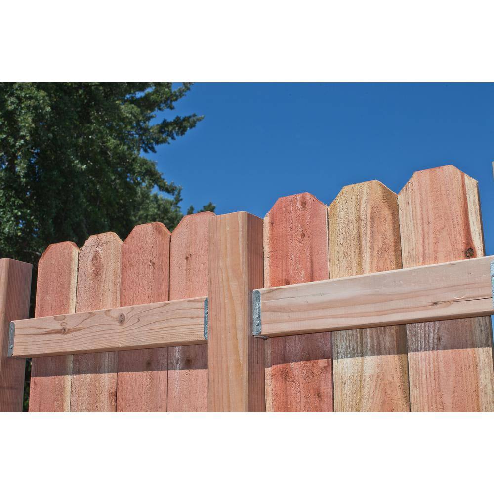 Image of the FB ZMAX Galvanized Fence Rail Bracket for 2x4 Nominal Lumber by Simpson Strong-Tie, SKU: 2386-Simp-FB24Z(166)