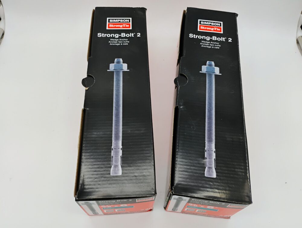 40 Simpson Strong-Tie Strong-Bolt (5/8"x6") Mechanically Galvanized Wedge Anchor - Image 3