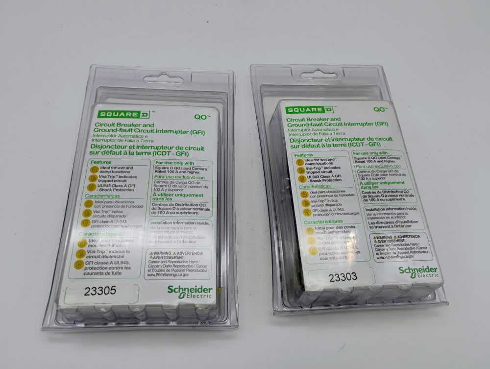 Lot of 2 Square D QO 30 Amp 2-Pole GFCI Breaker QO230GFIC - Image 6