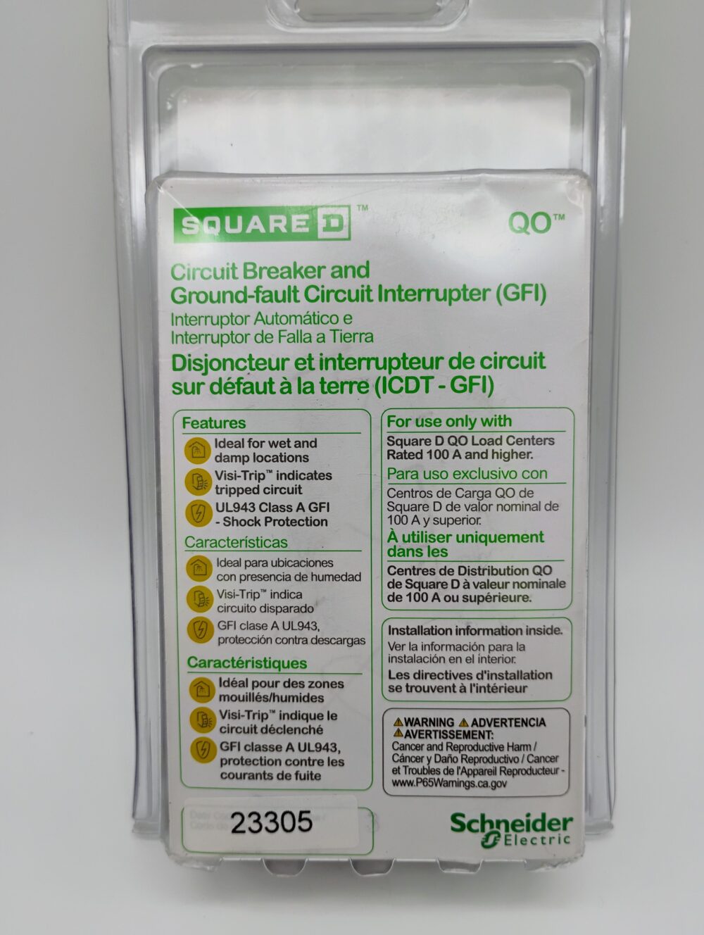 Lot of 2 Square D QO 30 Amp 2-Pole GFCI Breaker QO230GFIC - Image 7