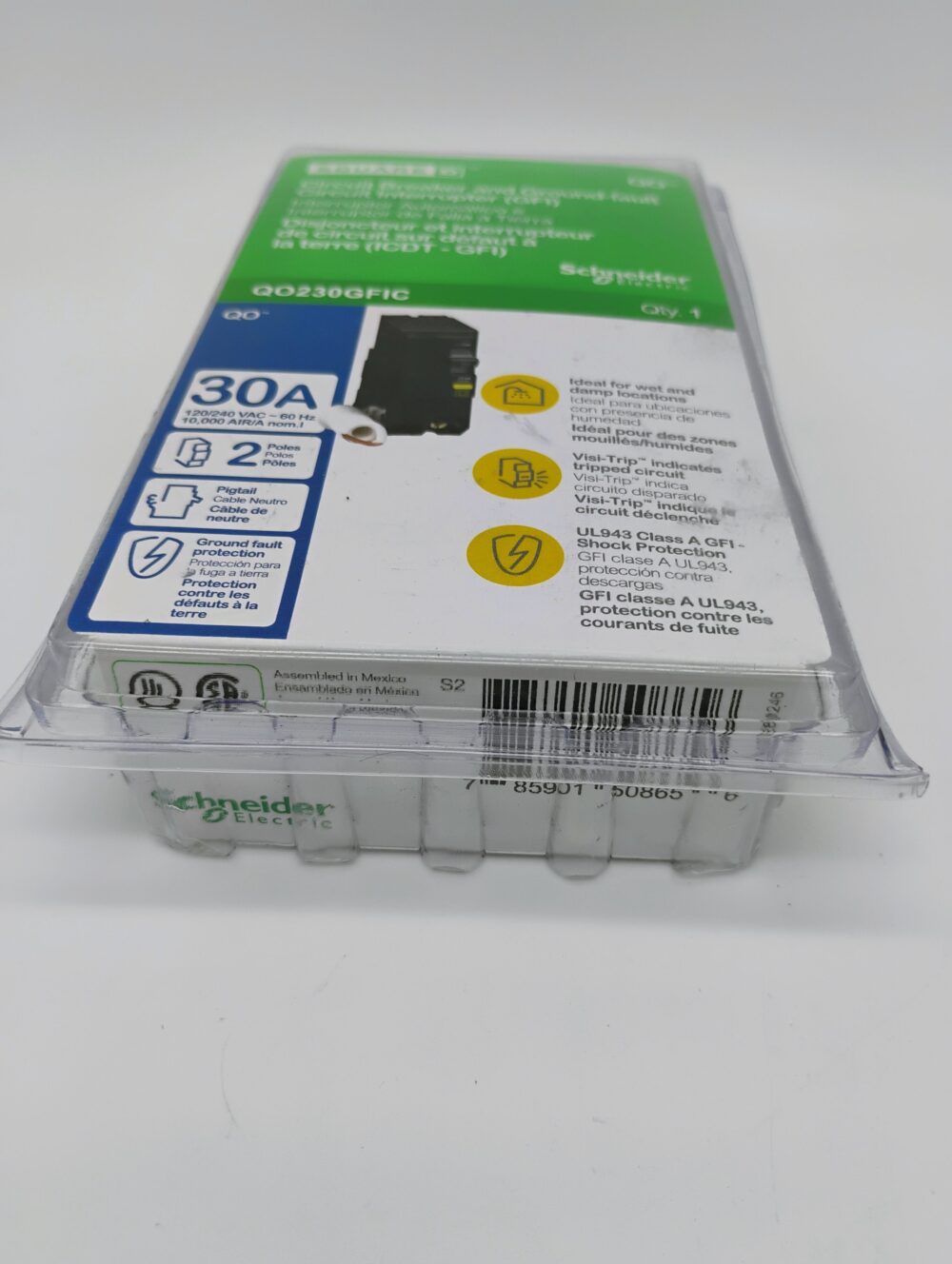 Lot of 2 Square D QO 30 Amp 2-Pole GFCI Breaker QO230GFIC - Image 9