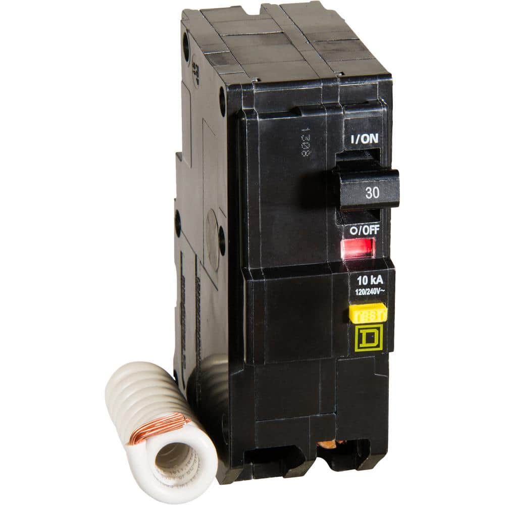 Image of the Lot of 2 Square D QO 30 Amp 2-Pole GFCI Breaker QO230GFIC by Square D, SKU: 2393-QO230GFIC-8656